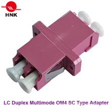Adaptador de Fibra Óptica LC Duplex Multimodo Om4 Sc